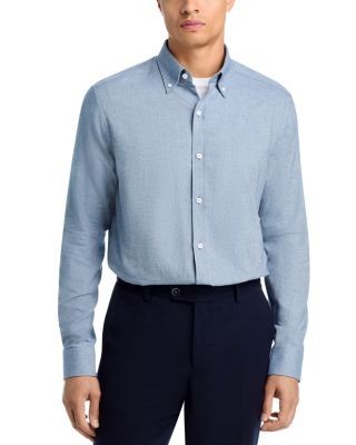 The Men's Store at Bloomingdale's Cotton & Wool Classic Fit Button Down Shirt - Exclusive