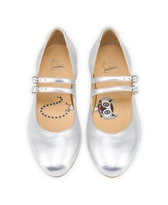 Christian Louboutin Unisex Jane Fille Ballerina- Baby, Little Kid, Big Kid