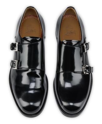 Christian Louboutin Men's Moustachou Monk Straps Shoes
