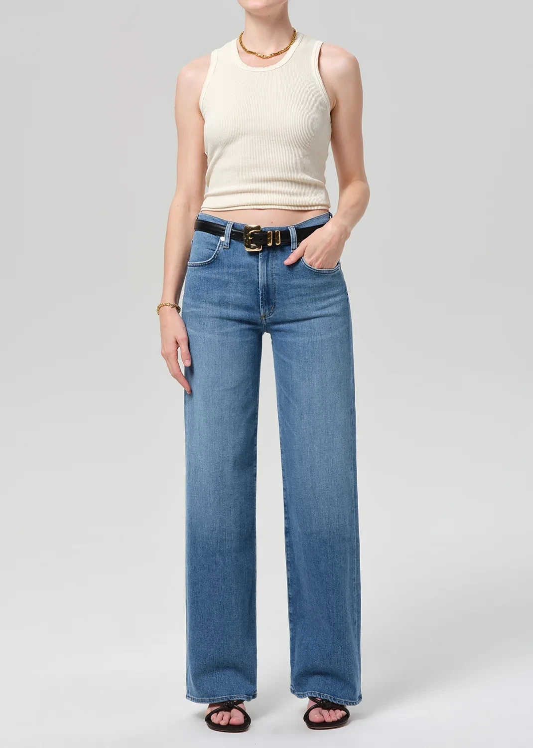 Petite Annina Straight Leg in Stella