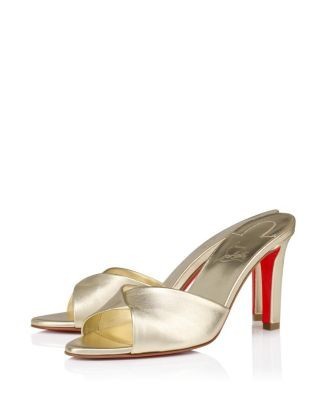 Christian Louboutin Women's Fanny Slide Mule 85 mm Sandals