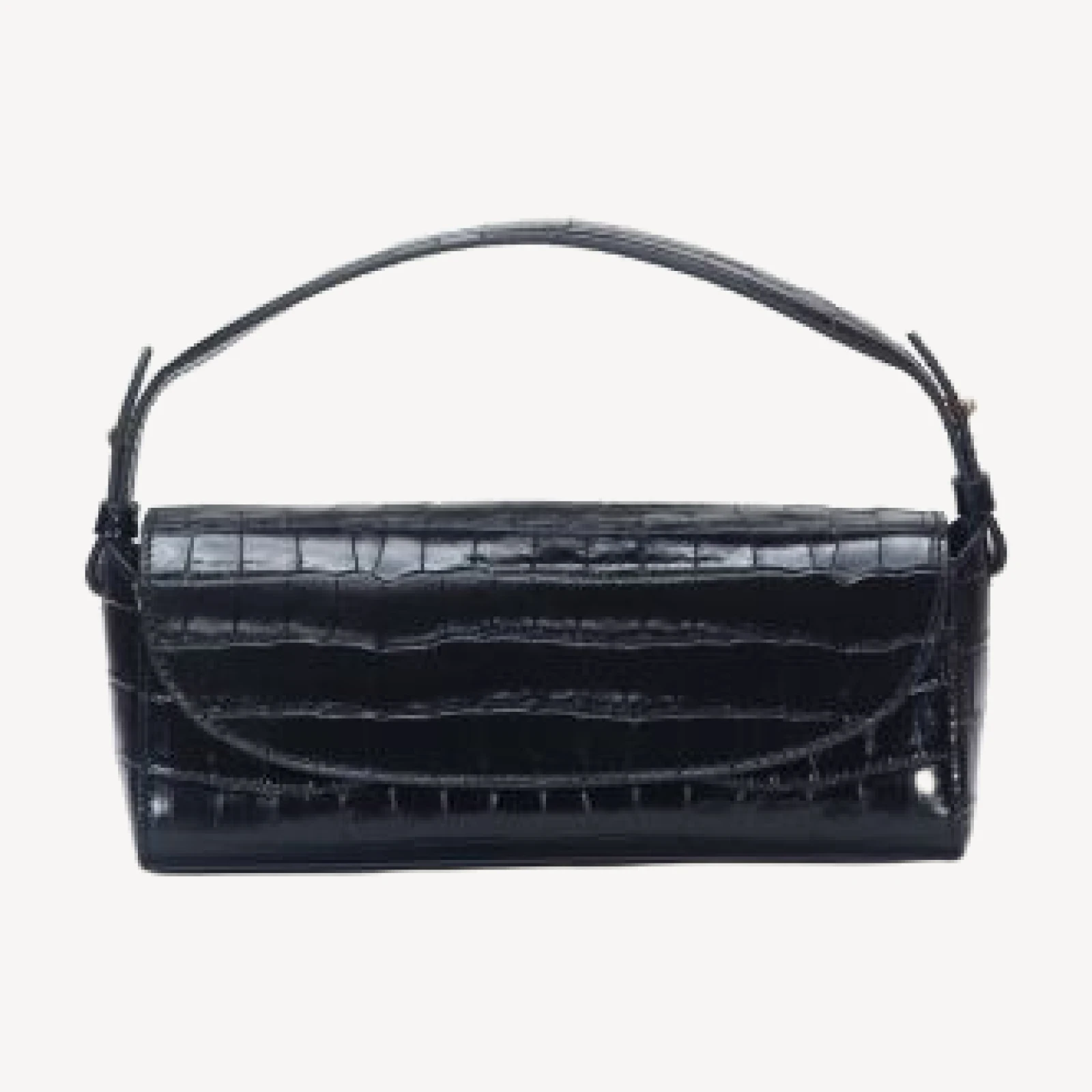 Vince Sabrina Croc-Embossed Leather Mini Top-Handle Bag
