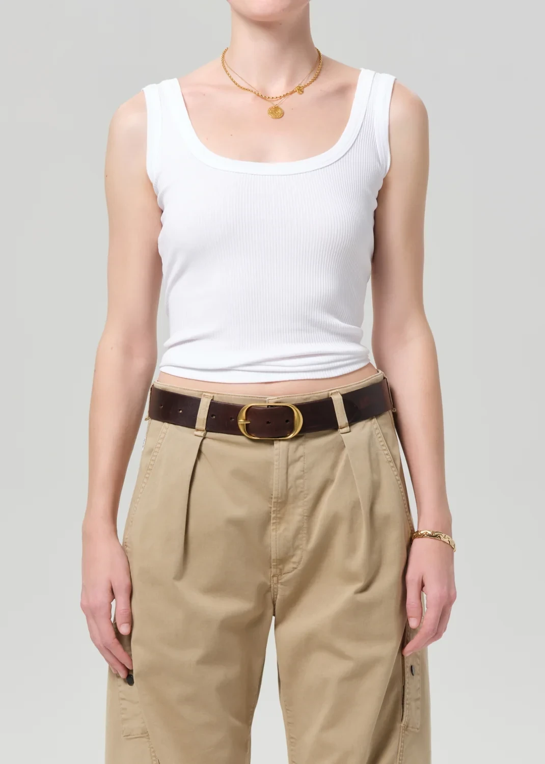 Faye Tank in White