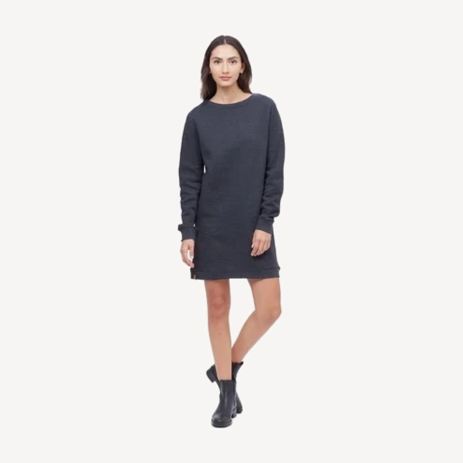 Fleece Crew Dress