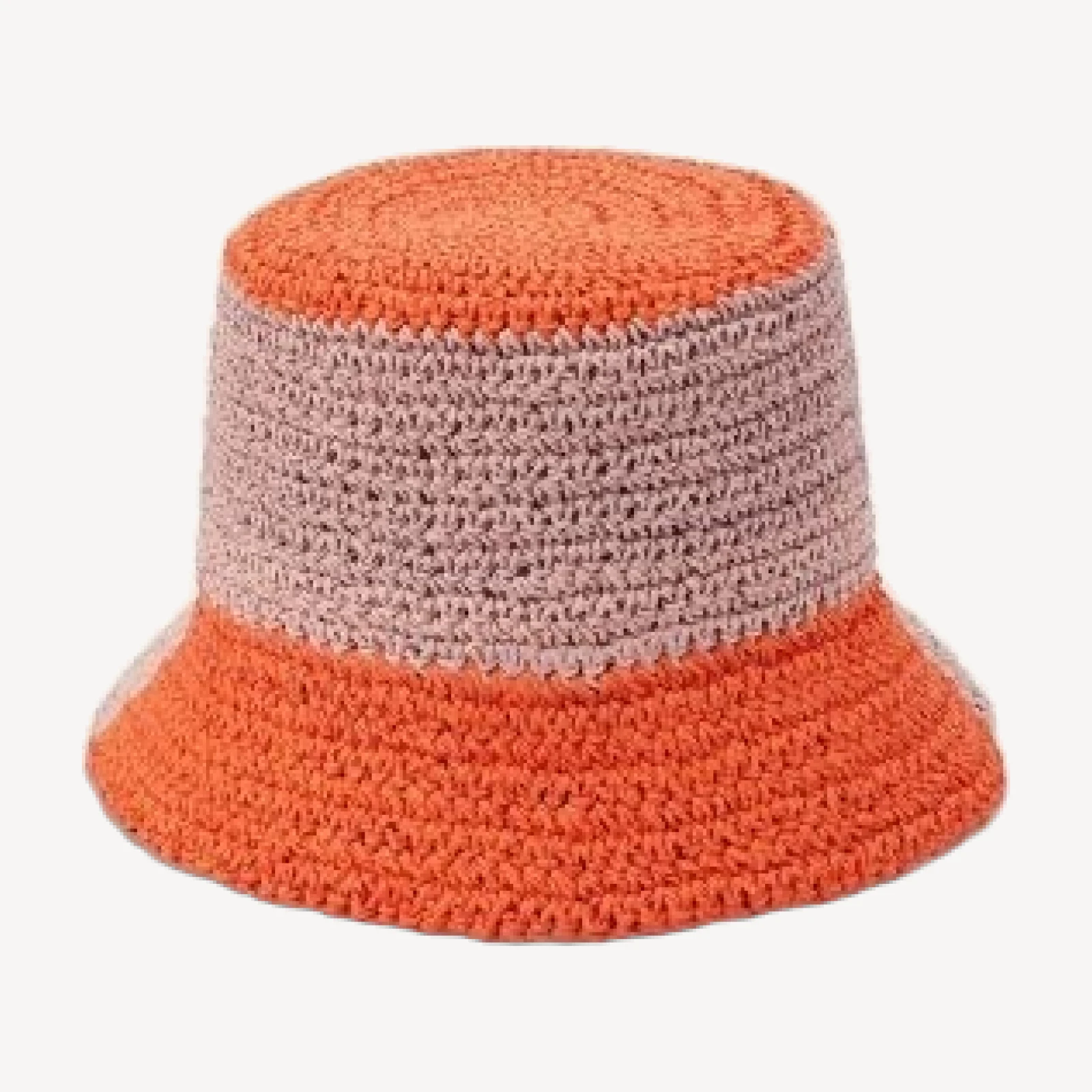 Kurt Geiger London Colorblock Raffia Bucket Hat