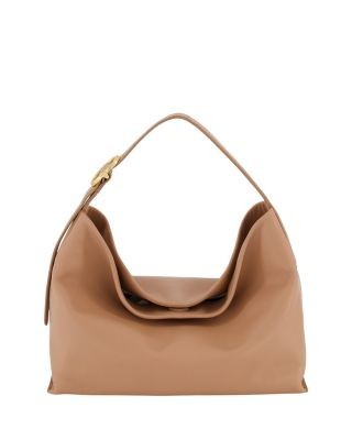 Vince Small Leather Hobo Bag