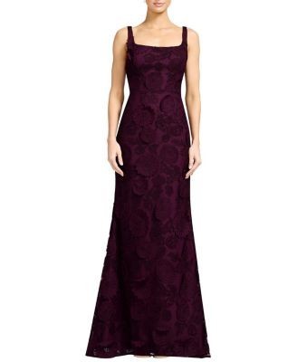 Dress the Population Lorena Embroidered Floral Mermaid Gown