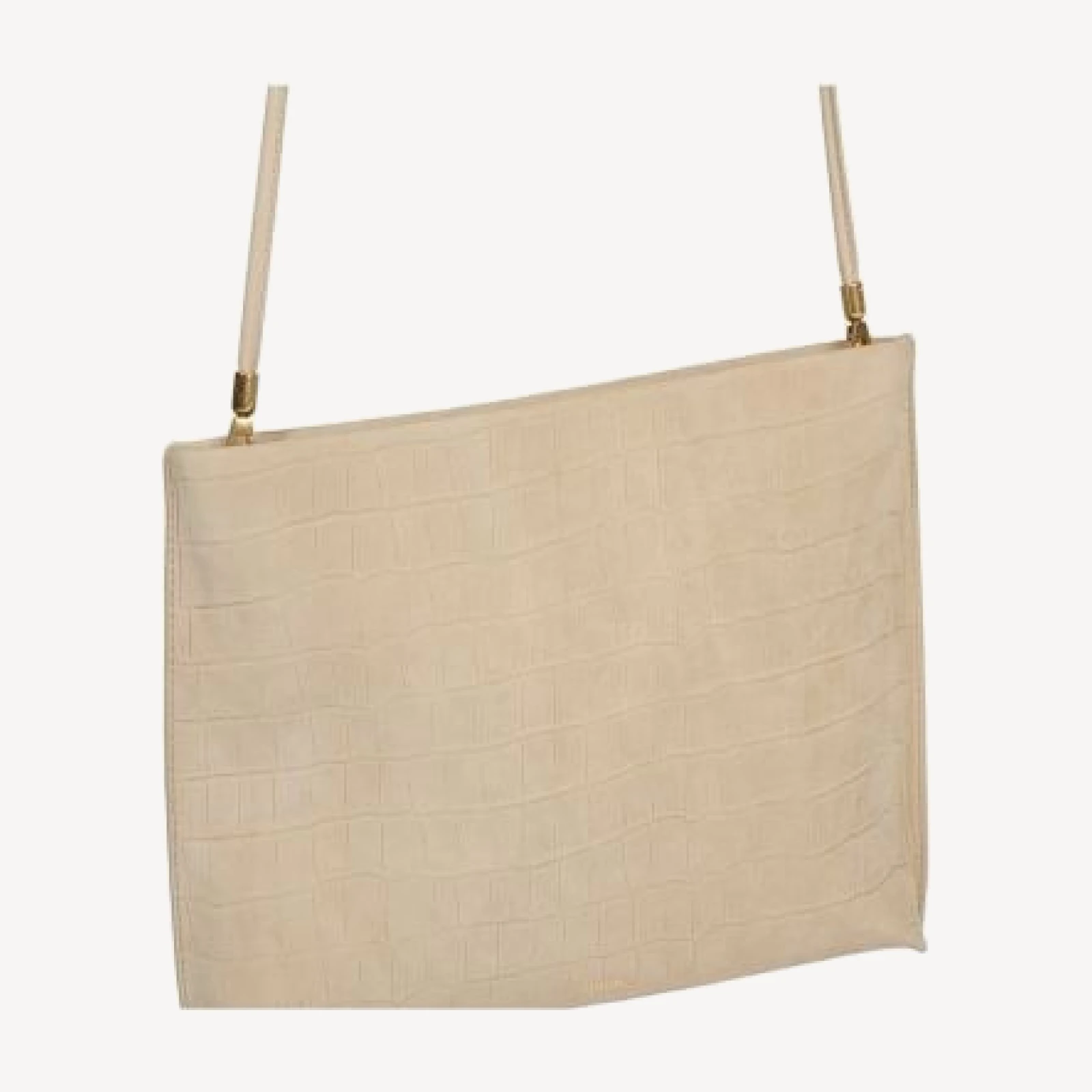Vince Embossed Leather Pouch