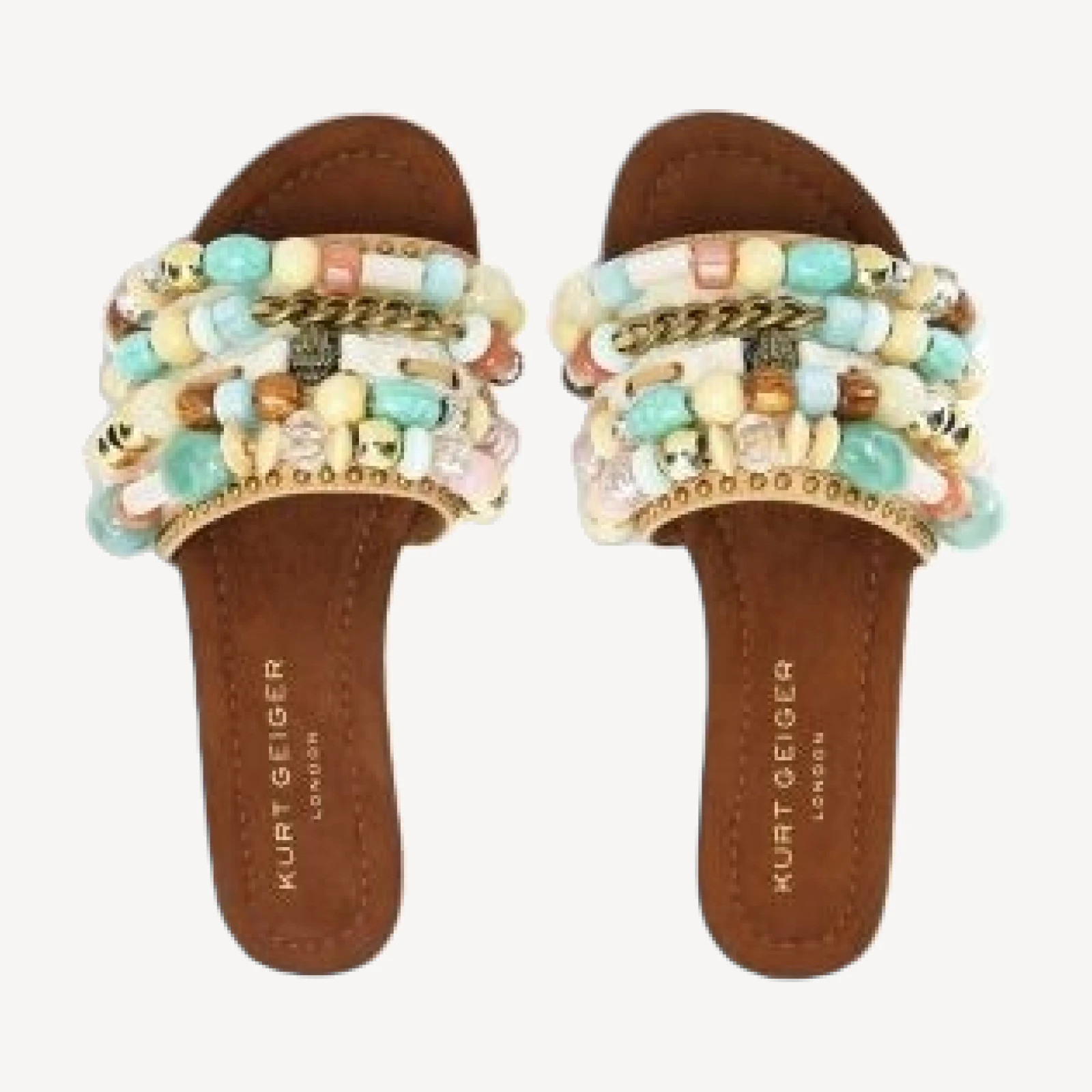 Kurt Geiger London Women's Southbank Beaded Sandals