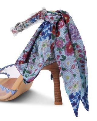 Kurt Geiger London Women's Vinyl Scarf Sandals
