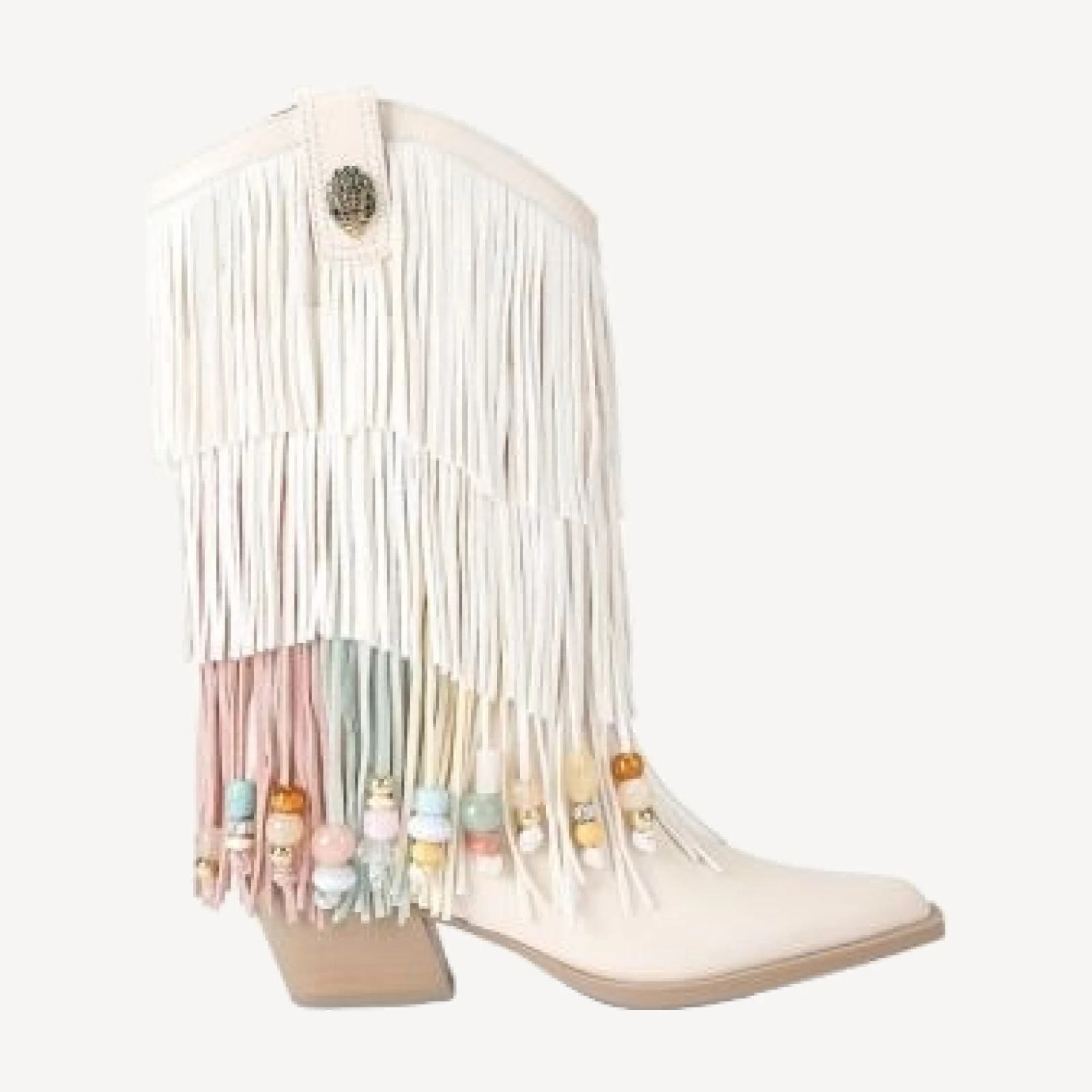 Kurt Geiger London Women's Embellished Fringe Cowboy Boots