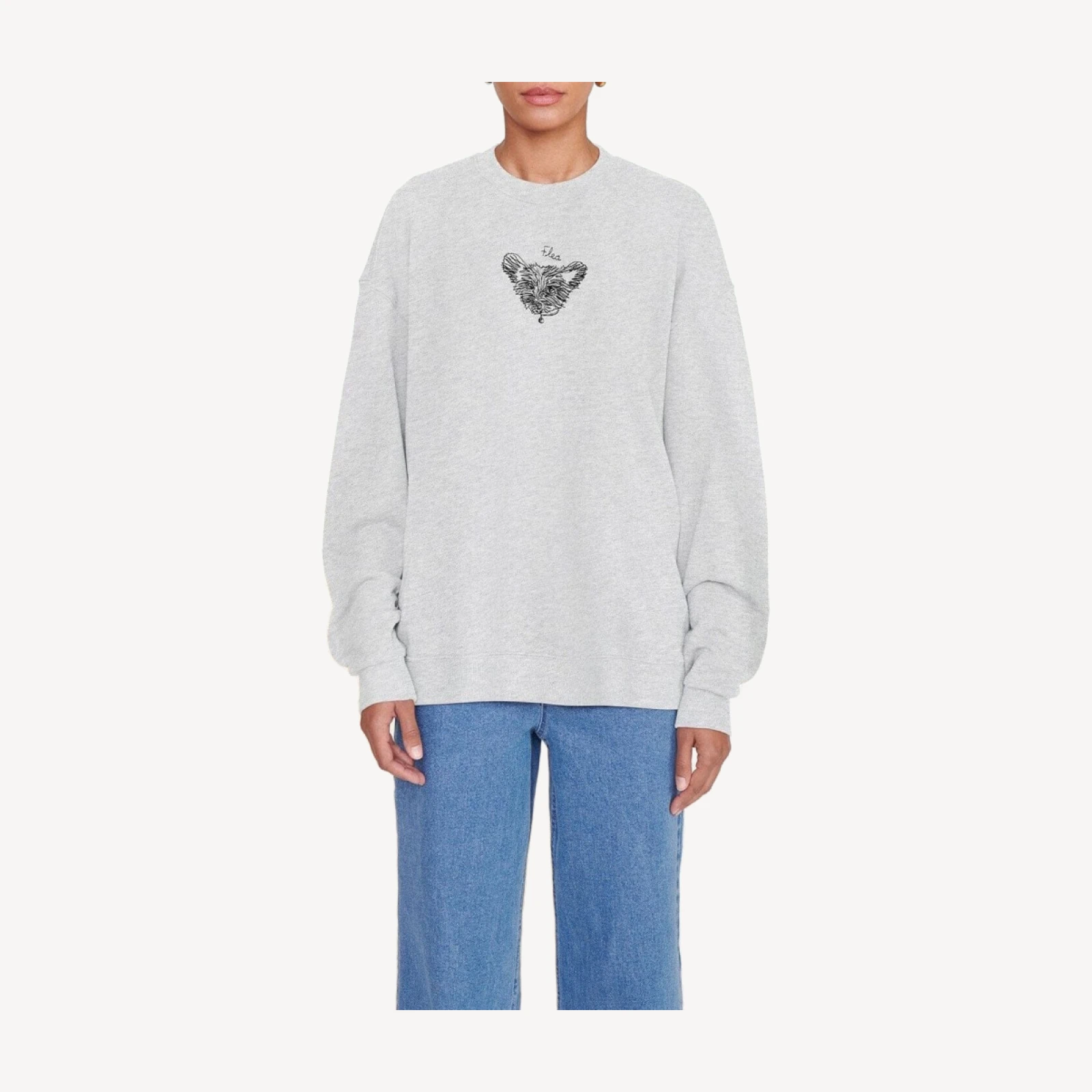 Custom STAUD x C.Bonz Oversized Sweatshirt | Black
