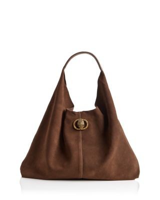 Kurt Geiger London Chelsea Slouchy Large Suede Hobo Shoulder Bag