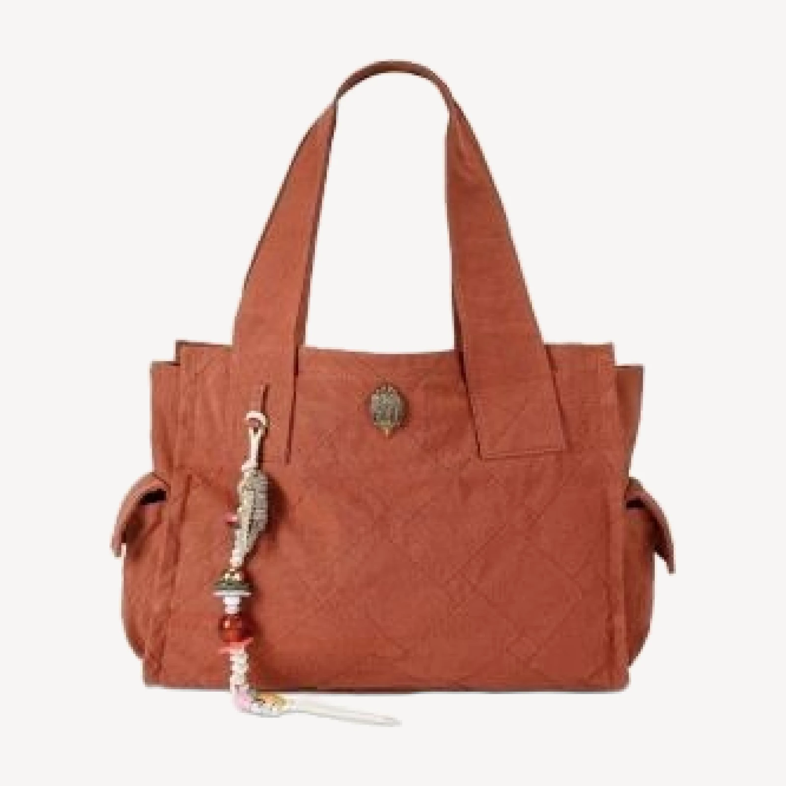 Kurt Geiger London Celia Quilted Canvas Tote