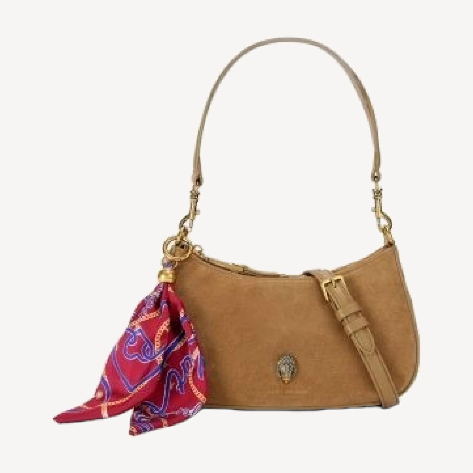 Kurt Geiger London Slone Suede Hobo Crossbody