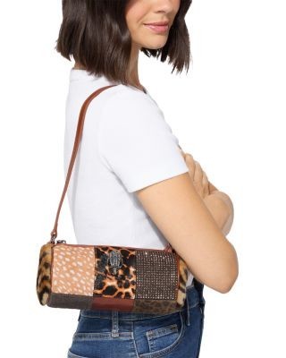 Kurt Geiger London Kensington Small Patchwork Barrel Shoulder Bag