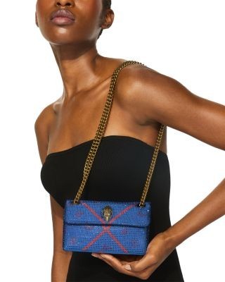 Kurt Geiger London Kensington Rhinestone Embellished Chain Strap Crossbody