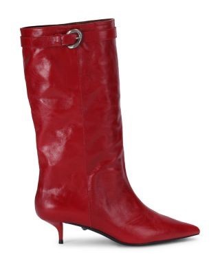 Kurt Geiger London Women's Opera Leather Mid Calf Boots