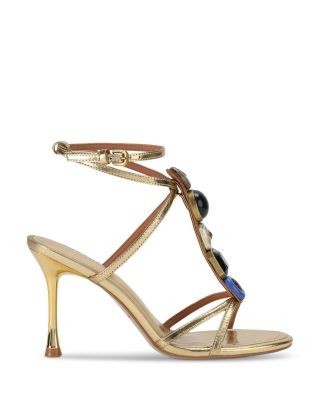 Kurt Geiger London Women's Loulou Embellished Leather Sandals