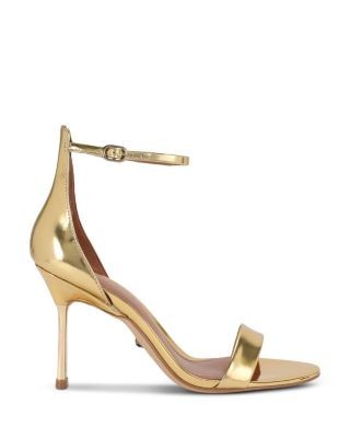 Kurt Geiger London Women's Bank Metallic Leather Sandals