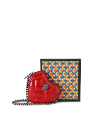 Kurt Geiger London Micro Heart Quilted Crossbody