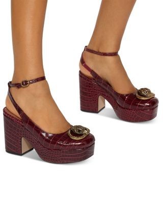 Kurt Geiger London Women's Chelsea Leather Platform Pumps
