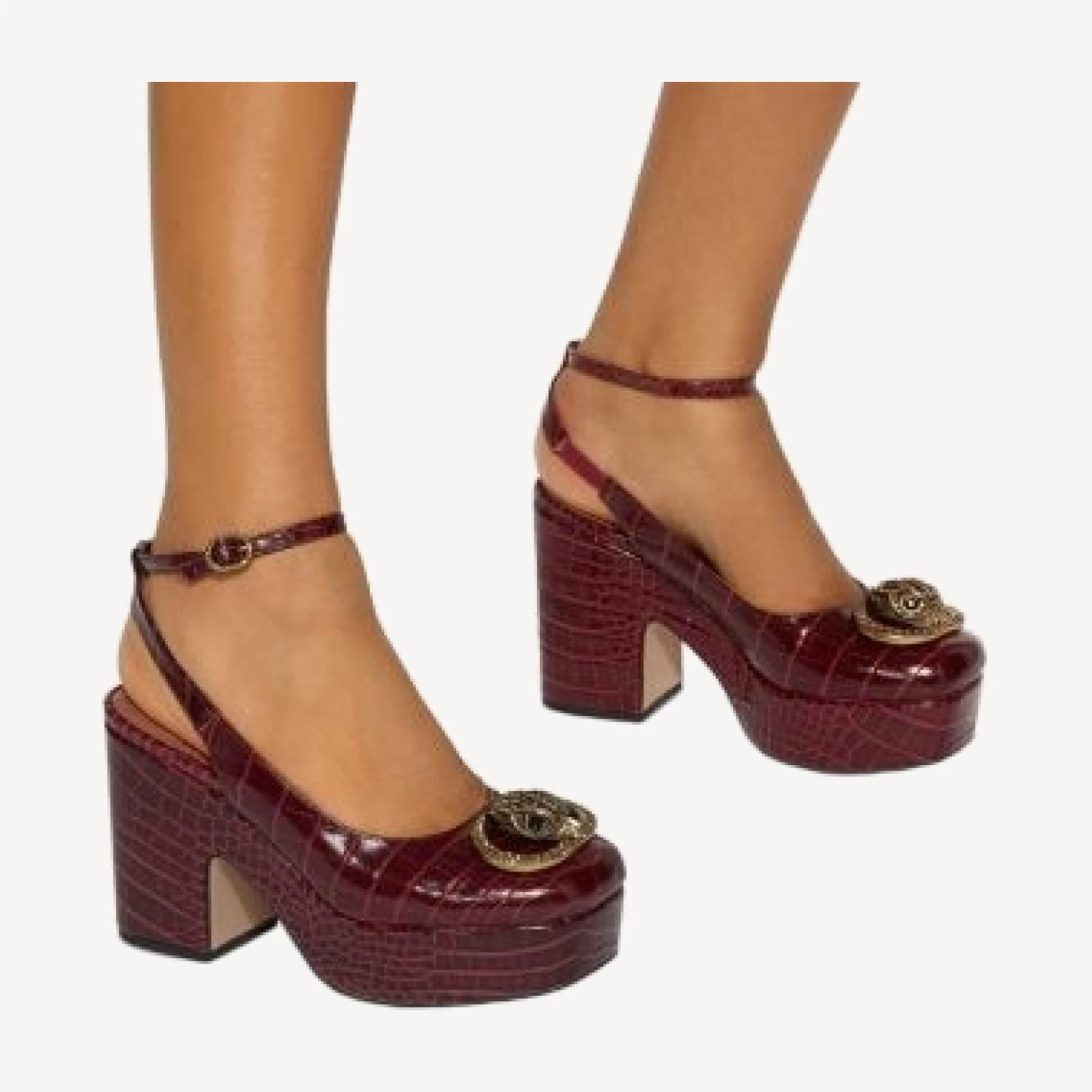 Kurt Geiger London Women's Chelsea Leather Platform Pumps