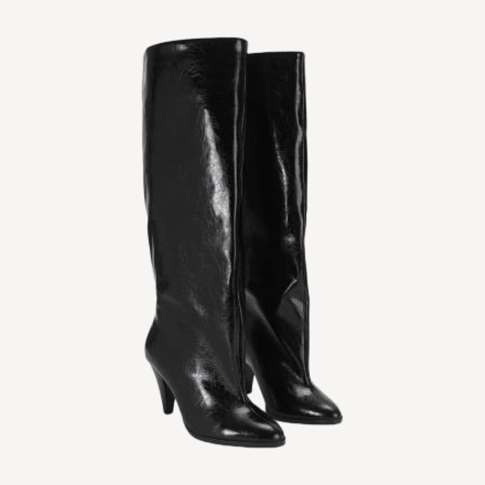 Kurt Geiger London Women's Lambeth Leather Slouchy Knee High Boots