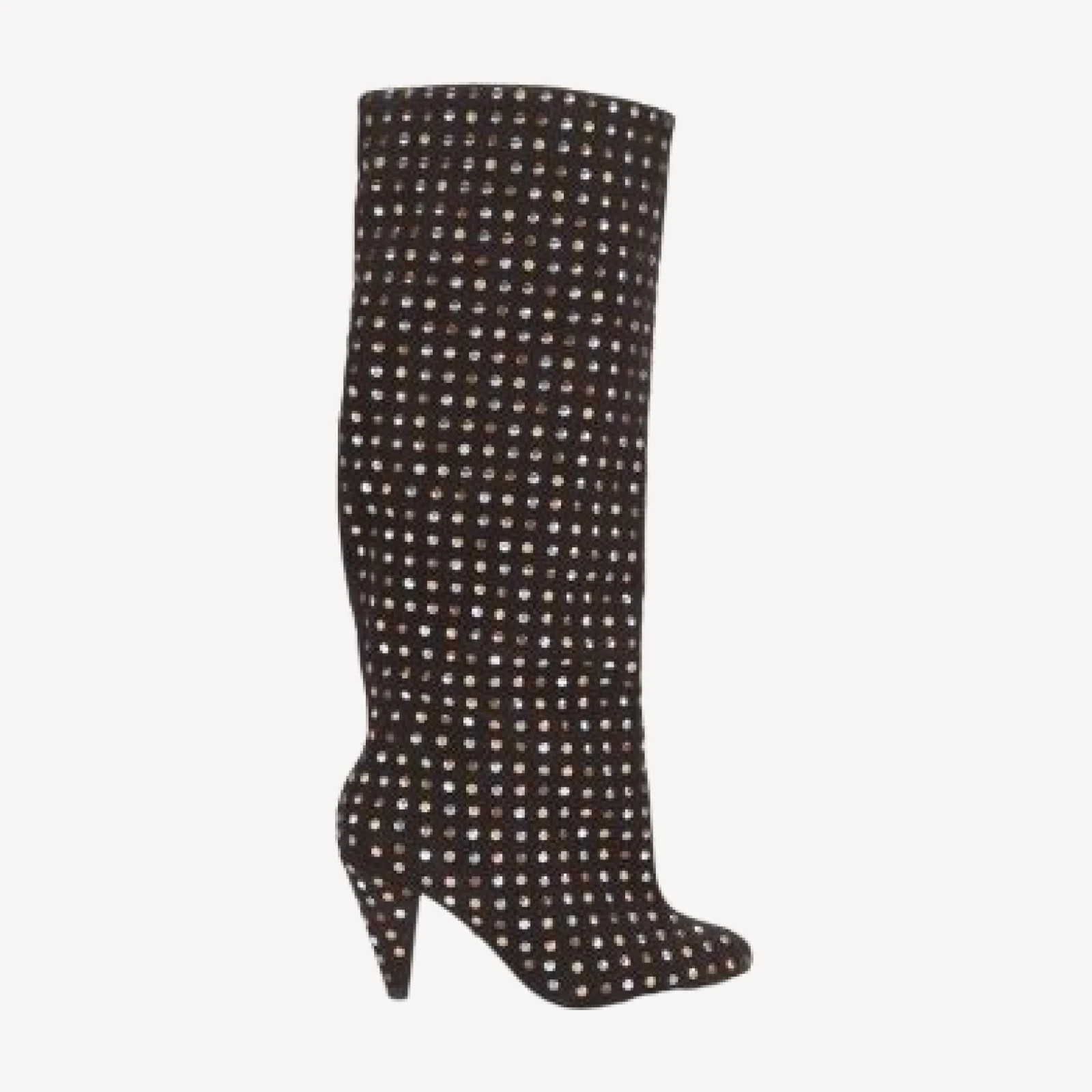 Kurt Geiger London Women's Lambeth Studded Suede Knee High Boots