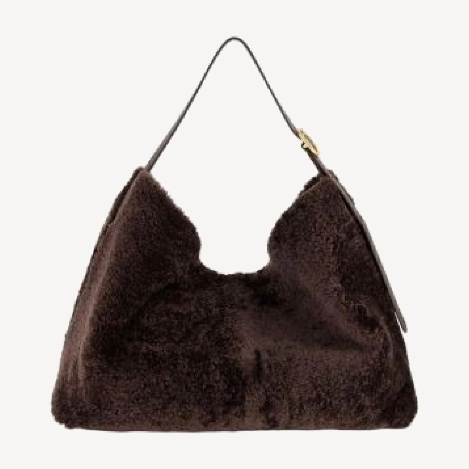 Vince Medium Shearling Hobo