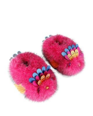 Kurt Geiger London Women's Eagle Fluff Slippers