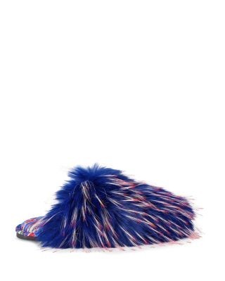Kurt Geiger London Women's Kensington Faux Fur Slippers