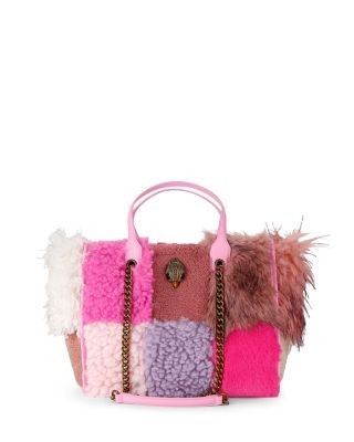 Kurt Geiger London Hoxton Faux Fur Patchwork Tote