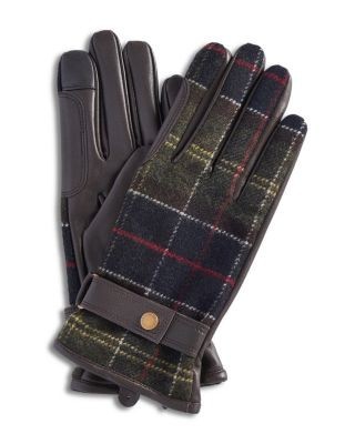Barbour Aubrey Waterproof Tartan Tech Gloves