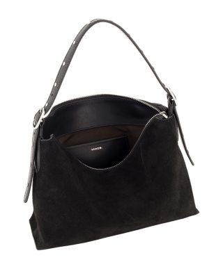 Vince Vivian Medium Suede Hobo Bag