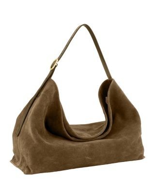 Vince Medium Suede Hobo Bag