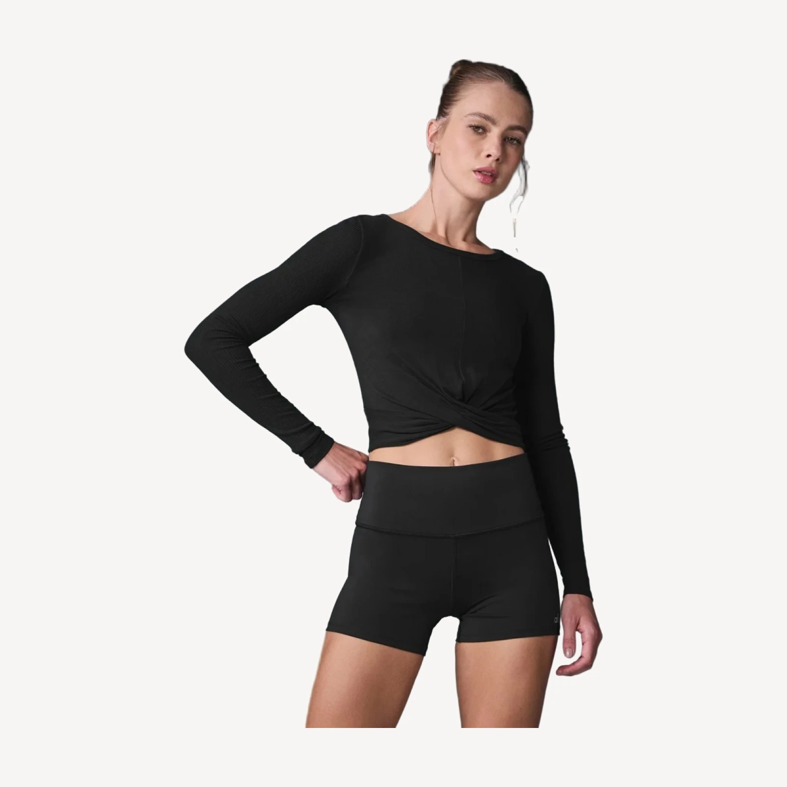 Cover Long Sleeve Top - Black