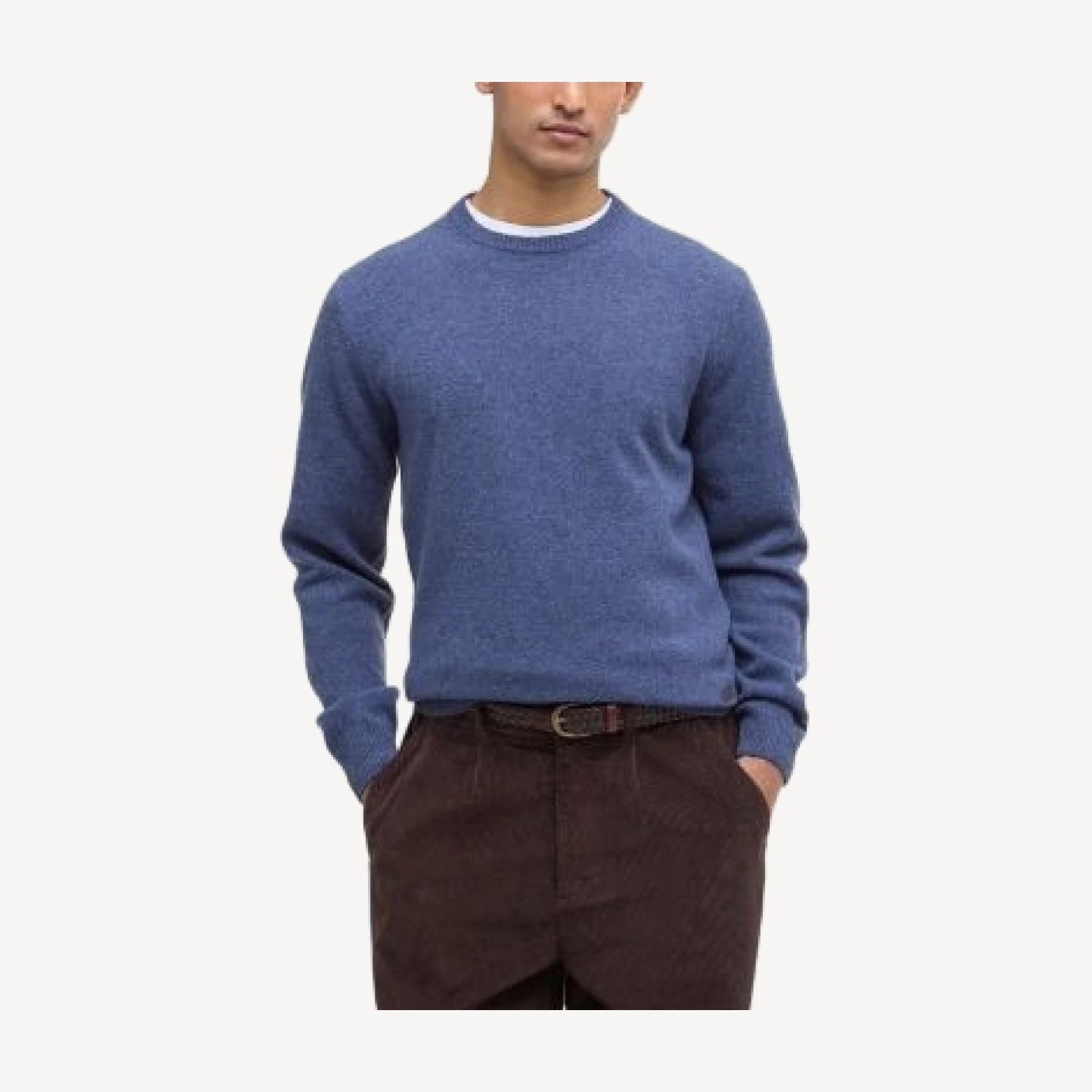 Barbour Elbow Patch Crewneck Sweater