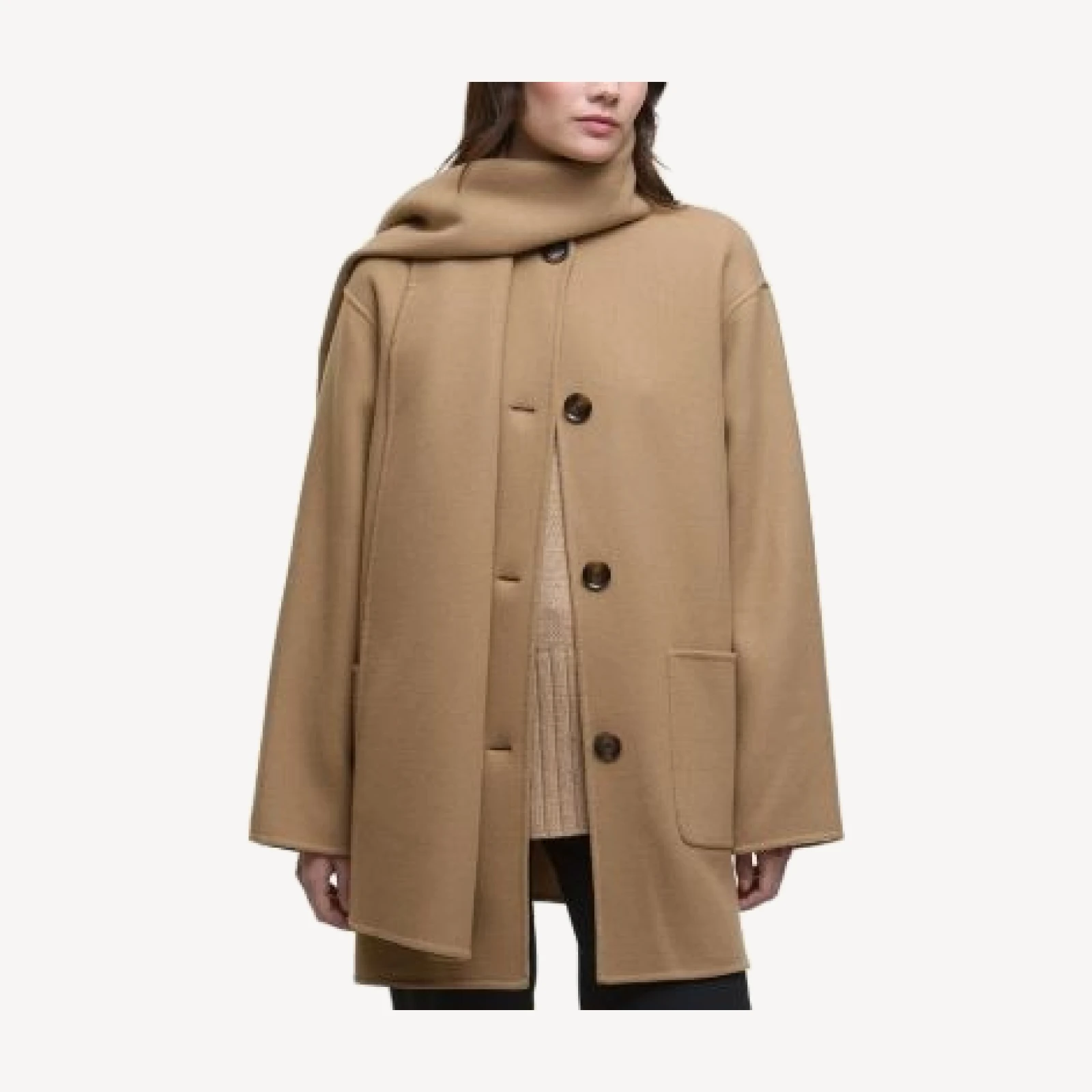 Barbour Clementine Double Faced Scarf Coat
