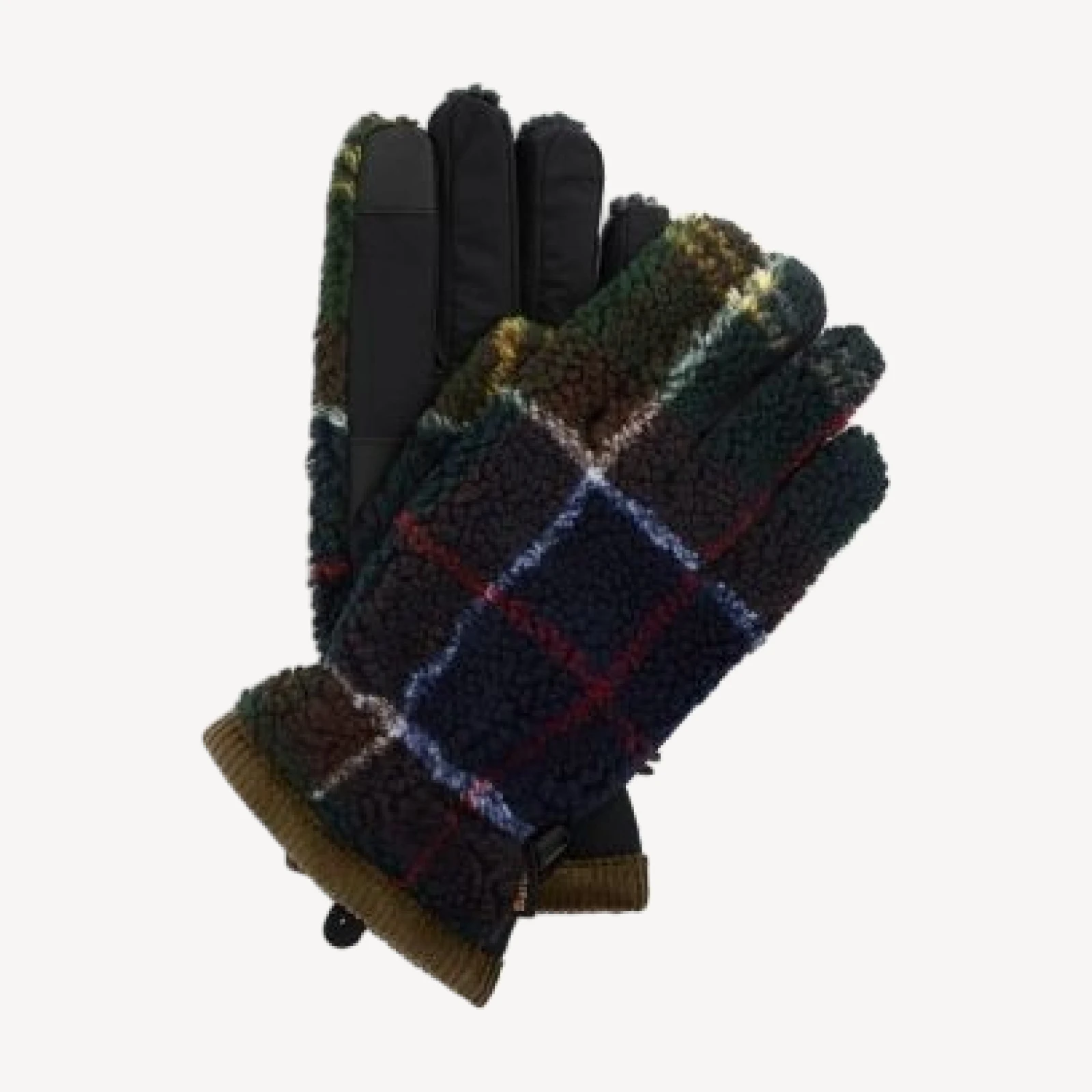 Barbour Field Tartan Fleece Gloves