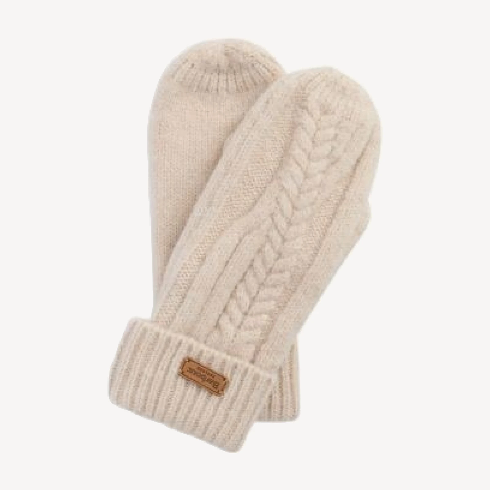 Barbour Elsdon Cable Knit Mittens