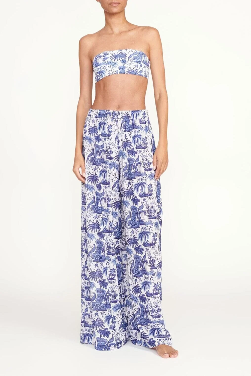Marza Pant | Blue Toile