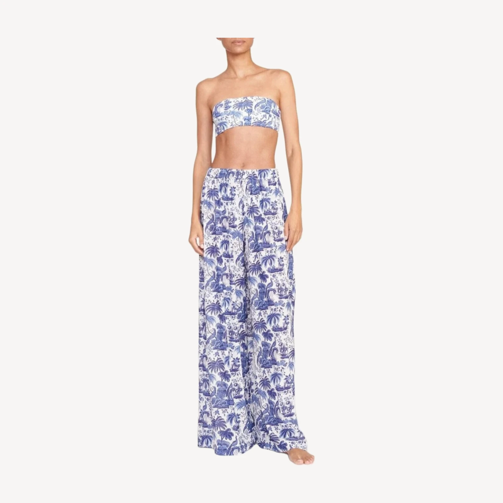 Marza Pant | Blue Toile