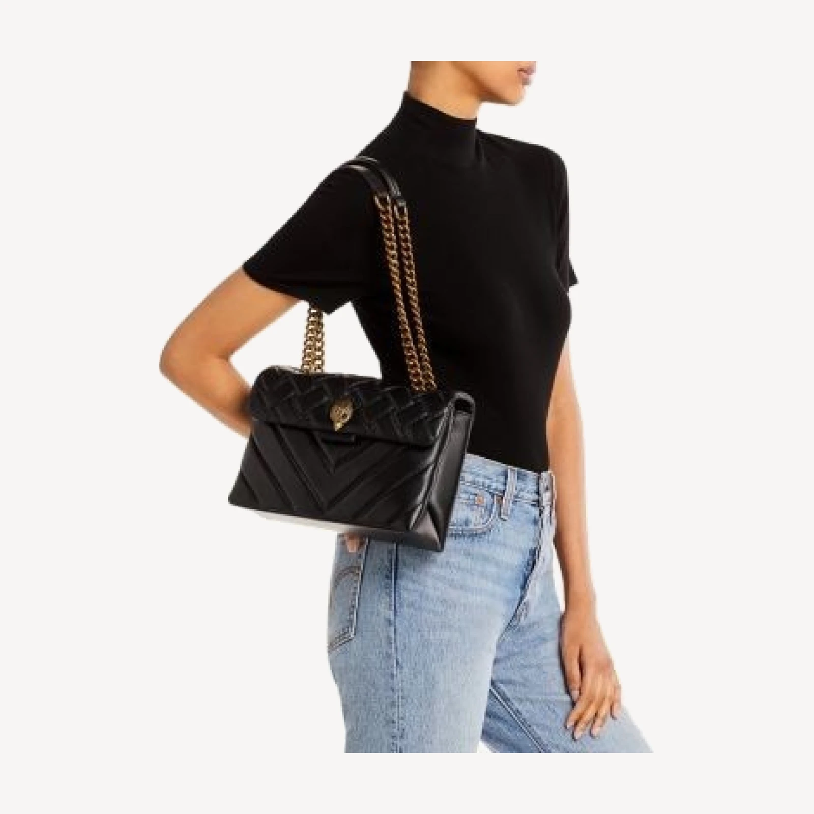 Kurt Geiger London Kensington Leather Shoulder Bag