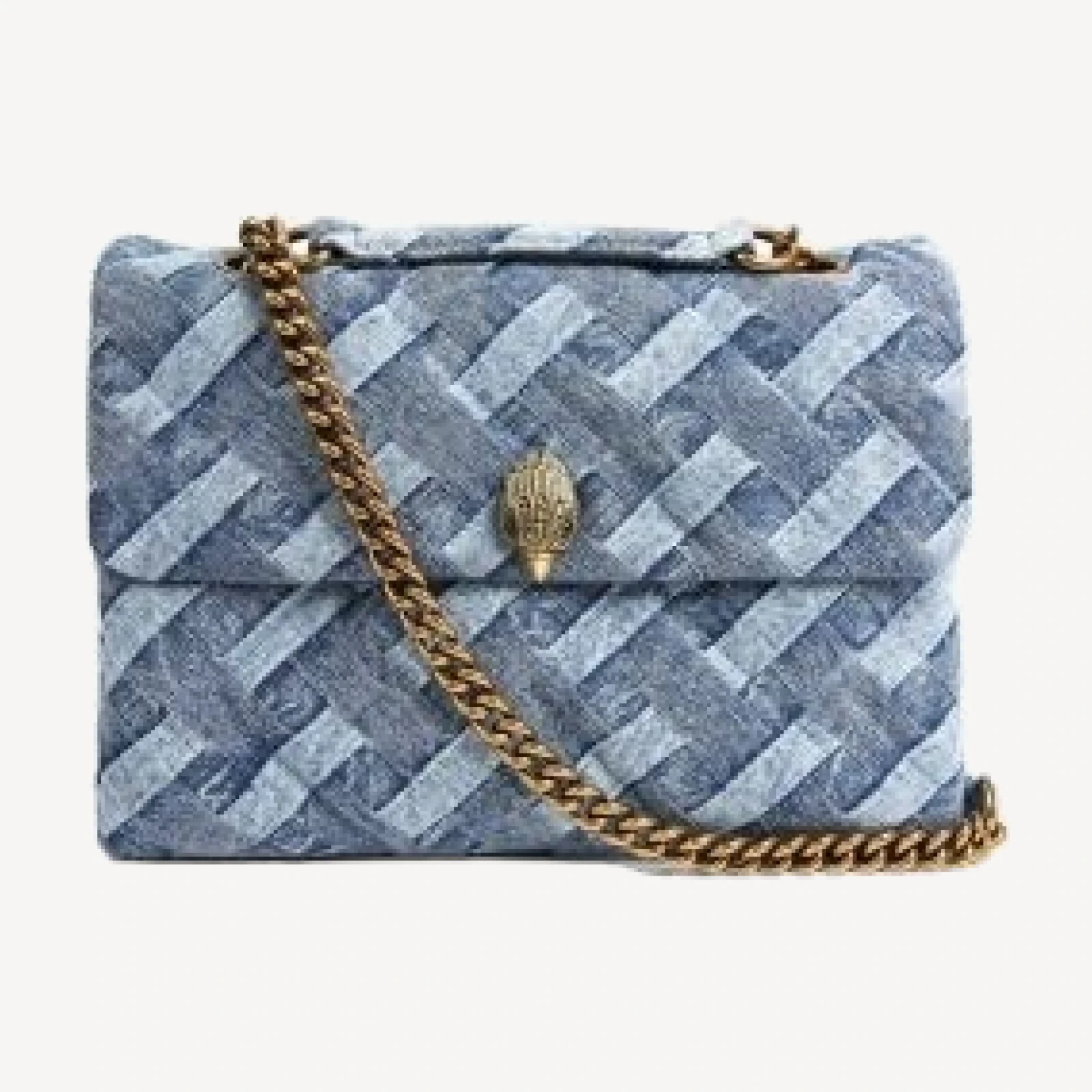 Kurt Geiger London Kensington Medium Denim Crossbody