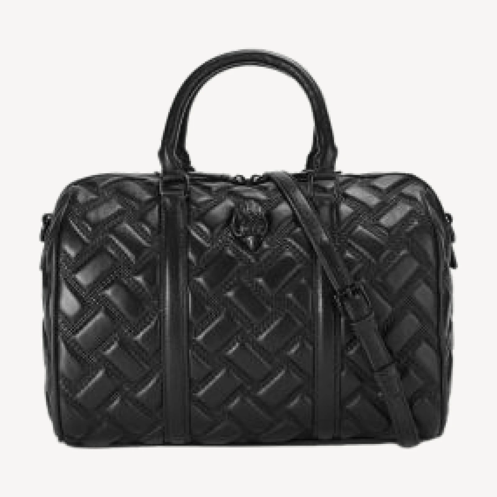 Kurt Geiger London Kensington Boston Drench Quilted Leather Bowling Bag