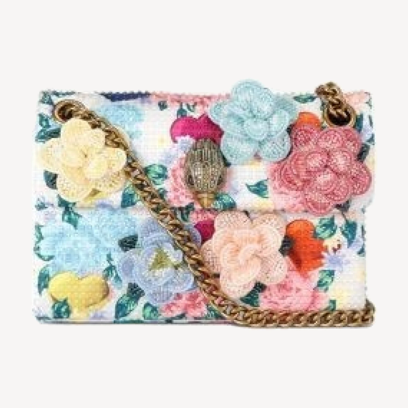 Kurt Geiger London Kensington Embellished Floral Mini Bag