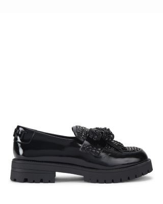 Kurt Geiger London Women's Bow Crystal Loafers