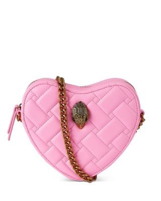 Kurt Geiger London Kensington Heart Mini Leather Crossbody