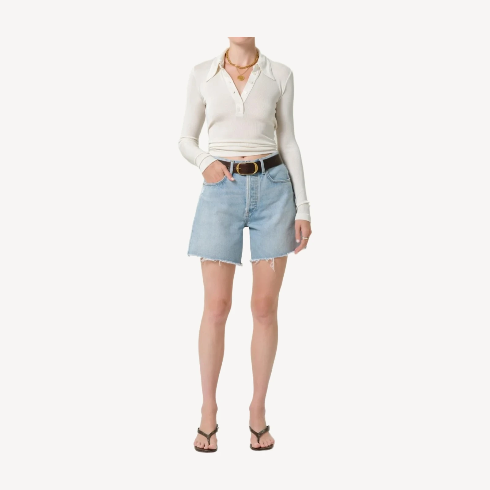 Marlow Long Vintage Short in Theatre
